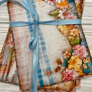 Junk Journal pages Country Farmhouse Springtime 12 páginas 12 designs suprimentos para diário scrapbooking