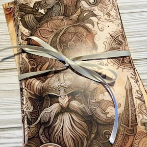 Junk Journal Paper/Pages Mighty Vikings 12 páginas suprimentos para diário scrapbooking efêmera mídia mista