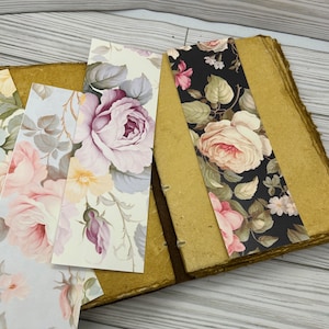 Junk Journal coisas efêmeras florais Bandas de Barriga 10 lixo diário bandas de barriga diário suprimentos coisas efêmeras scrapbooking papéis lixo diário