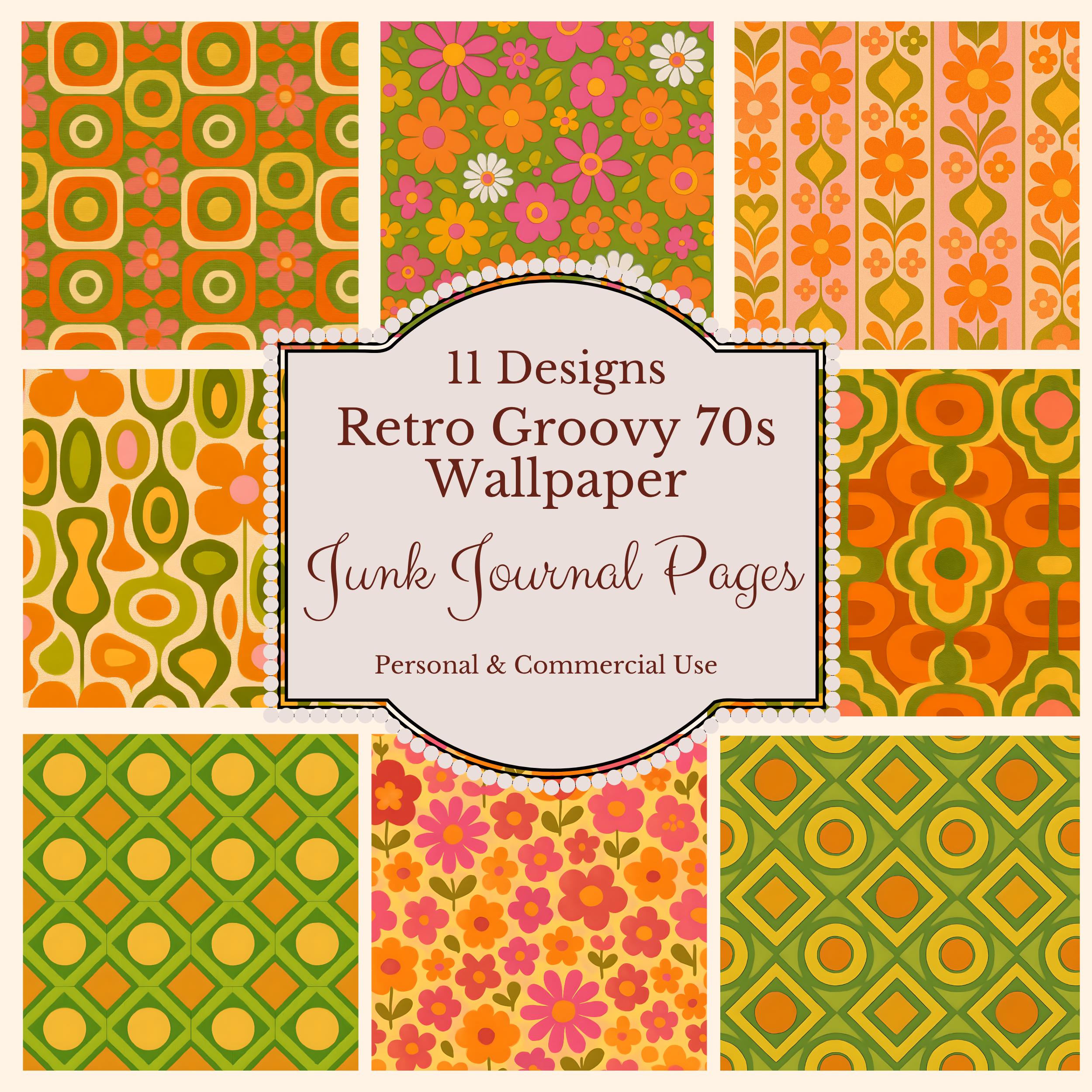 70s wallpaper - Etsy 日本