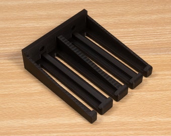 Soporte para cable de conexión de sintetizador modular Eurorack de 4 ranuras para montaje en pared