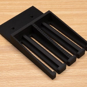 4 Slot, Desk Mount Eurorack Modular Synthesizer Patch Cable Holder