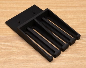 Soporte para cable de conexión de sintetizador modular Eurorack de 4 ranuras para montaje en escritorio