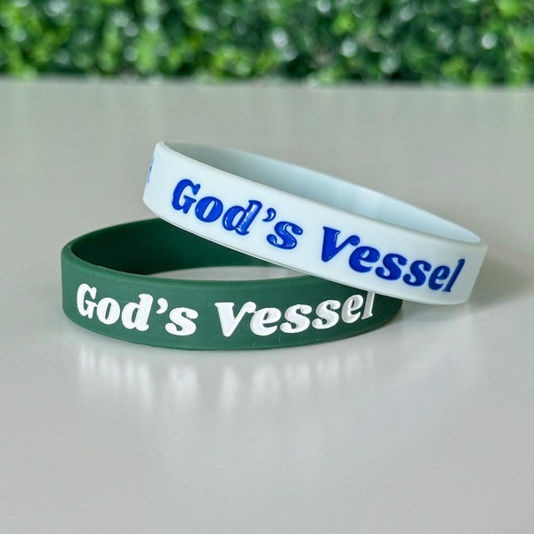 God’s Vessel Wristband | Christian Gift | Christian Friendship Bracelet