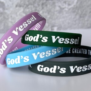 God's Vessel Wristband 2.0 | Bracelet for Christians | Christian Gift | Small Group Bracelets