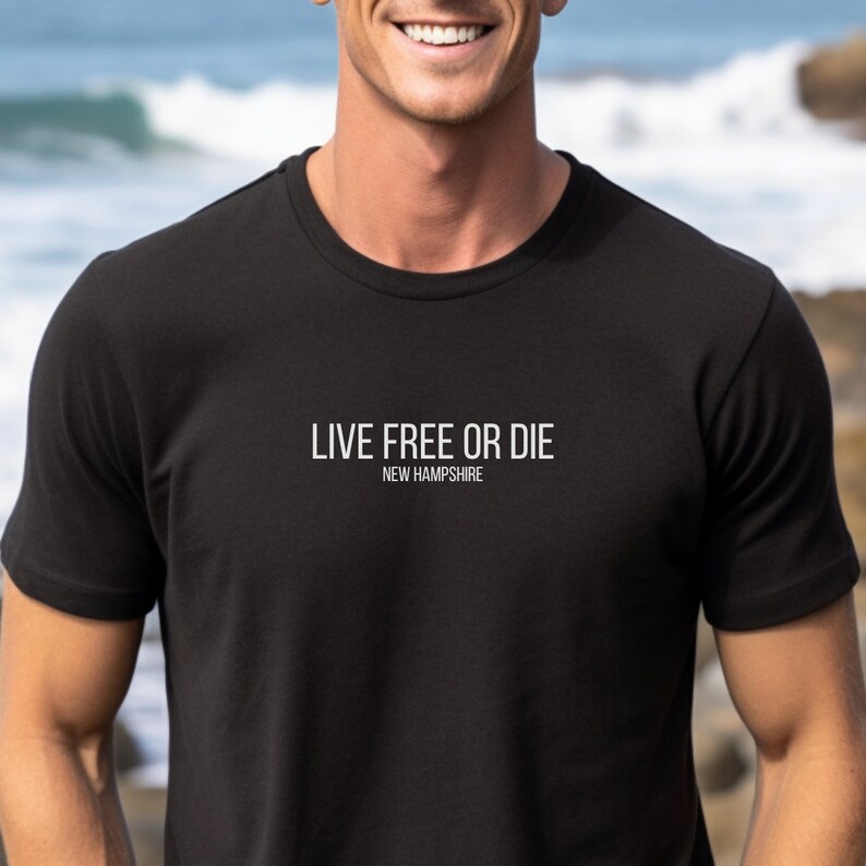 Live Free or Die New Hampshire T-shirt - Etsy