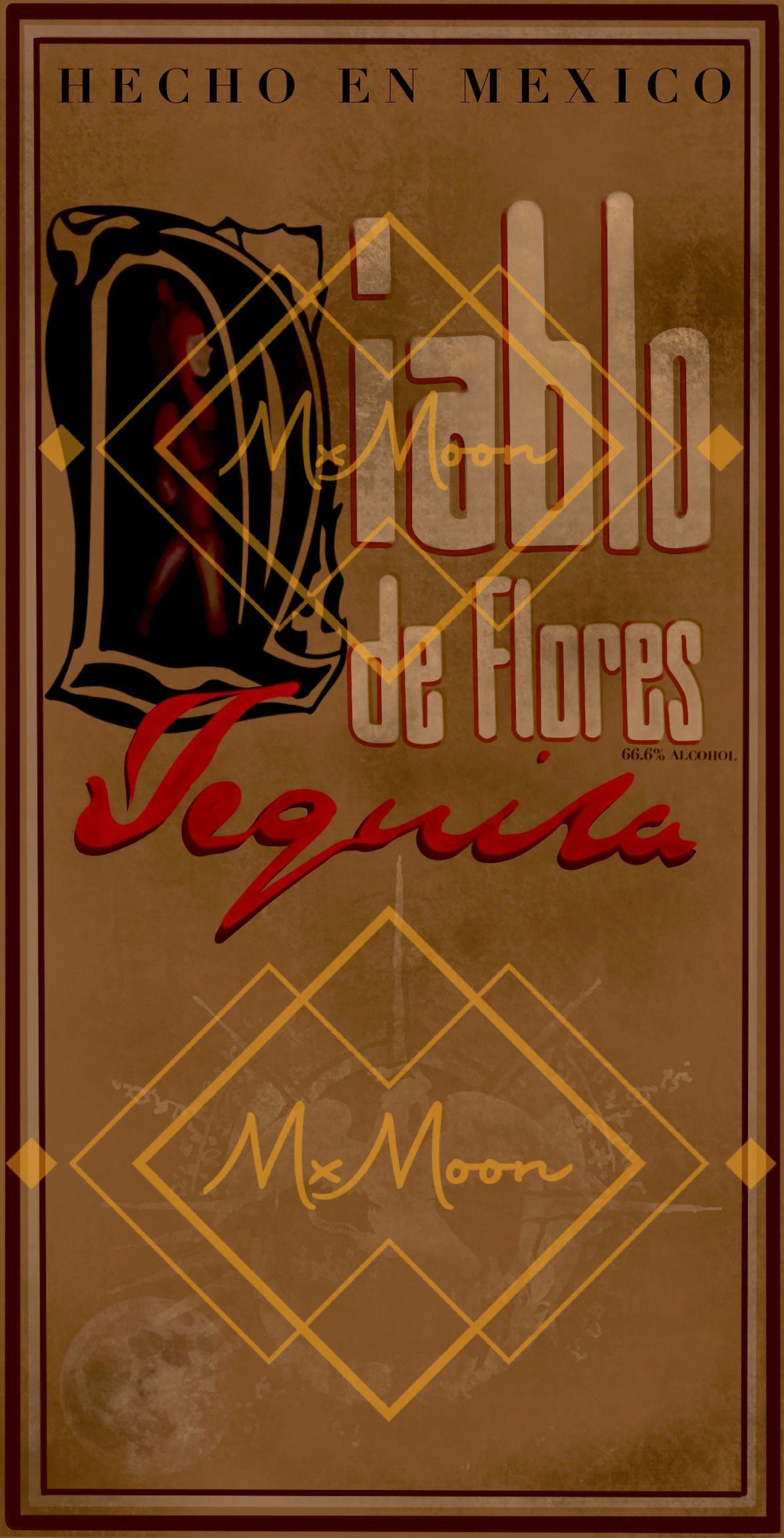 Practical Magic Tequila Bottle Label Printable Digital Download Etsy