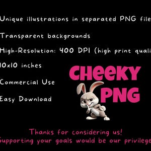 Funny Cat Clipart Bundle 53 Quirky Cats PNG Expressive Emotions Transparent Background 400 DPI Commercial Use Cricut Stickers Digital Downlo image 2