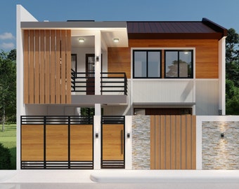 Casa moderna de 2 plantas con jacuzzi