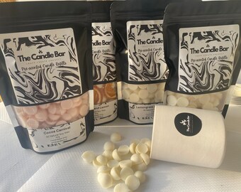 Scented Candle Wax, Refill, Christmas Scents, Eco Friendly, 350g, Candle Making, Spiced Saffron and Cocoa Carnival