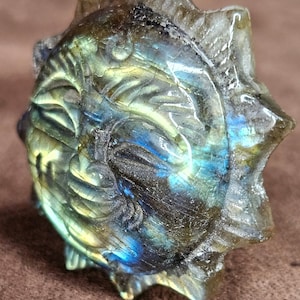Labradorite Carved Sun