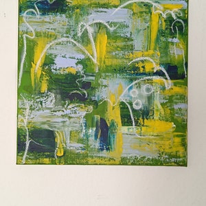 Acrylic on canvas, abstract