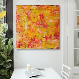 Acrylic on canvas, abstract