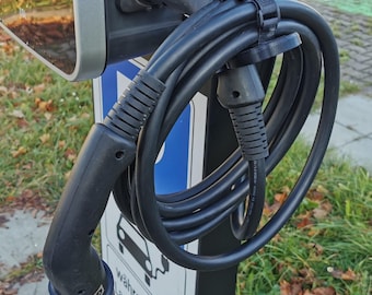 EV charging cable holder Organizer Compact Pro for EN 62196 Type 2 Plug/Plug Aptiv/Delphi (Renault, Dacia, ..)