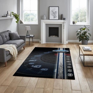 ford mustang rectangular carpet, men&#39;s cave carpet, living room carpet, garage carpet, birthdays, for fathers, office carpet, gift,