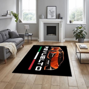 Lamborghini  rectangular carpet, for garage, carpet for your apartment, hobby room rug, man cave rug, for fathers,for your workplace