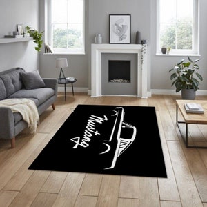 Ford mustang  logo  rug, for garage, carpet for your apartment, hobby room rug, man cave rug