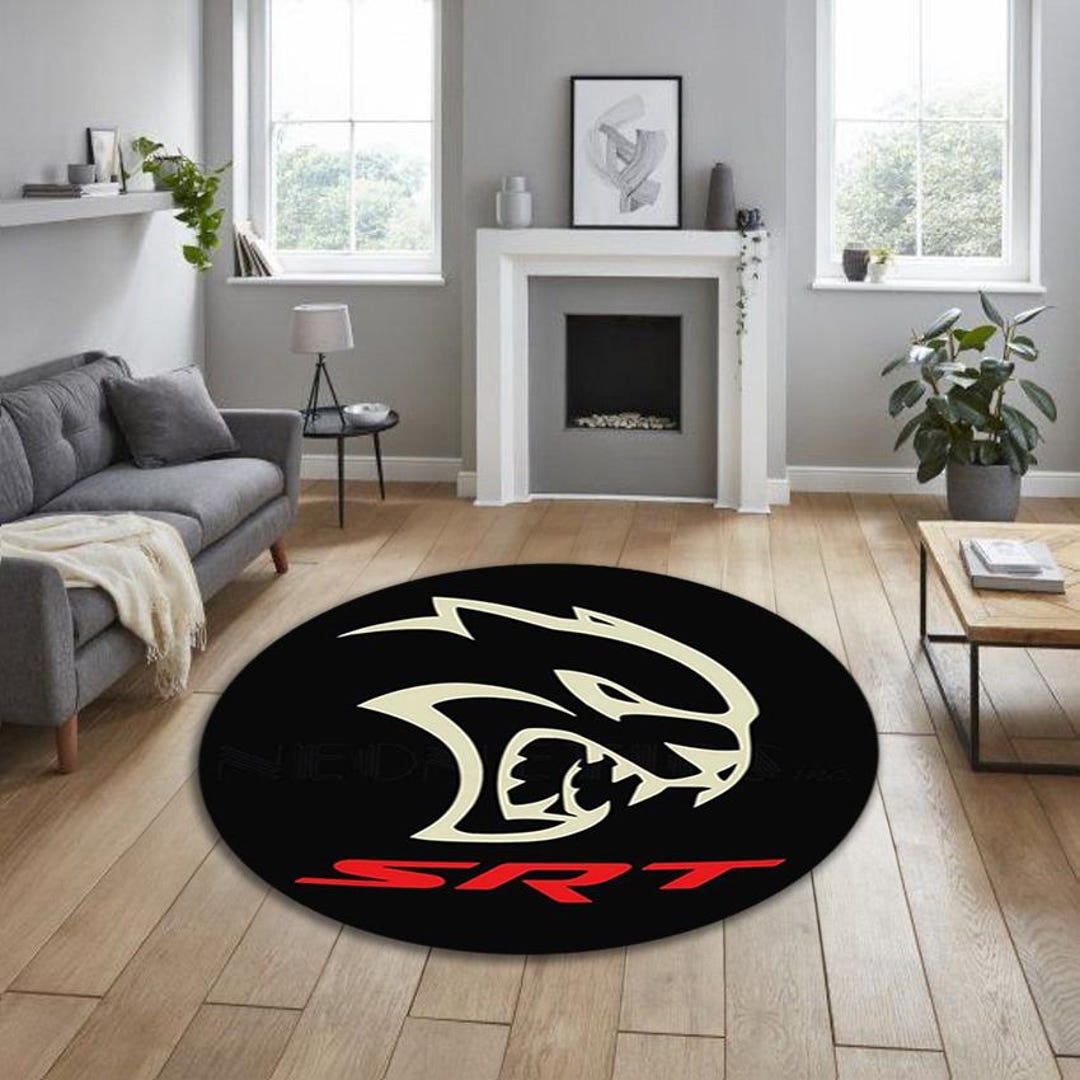 SRT Logo Rug, Living Room Carpet, Carpet for Your Apartment, Hobby Room ...