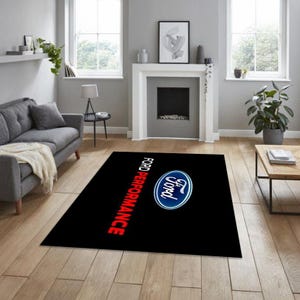 ford performance carpet, for garage, carpet for your apartment, hobby room rug, man cave rug, for fathers, for your workplace, birthday