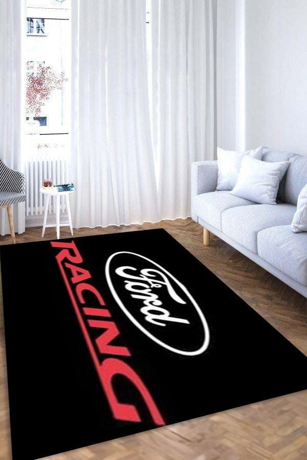 Ford Racing Rug Racing Rug: Garage, Hobby Room, Man Cave Decor - Etsy