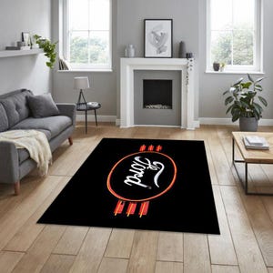 Ford logo rectangular rug, for garage, carpet for your apartment, hobby room rug, man cave rug, office carpet, christmas gift,