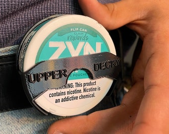 Flexible ZYN Belt Pouch Holster - Upper Decky Snus Can Carrier #UDLPC