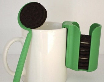 Cookie Dunker Caddy for Sandwich Cookies - Perfect for Oreo Dunking, Milk & Cookies Night, Biscuit Holder