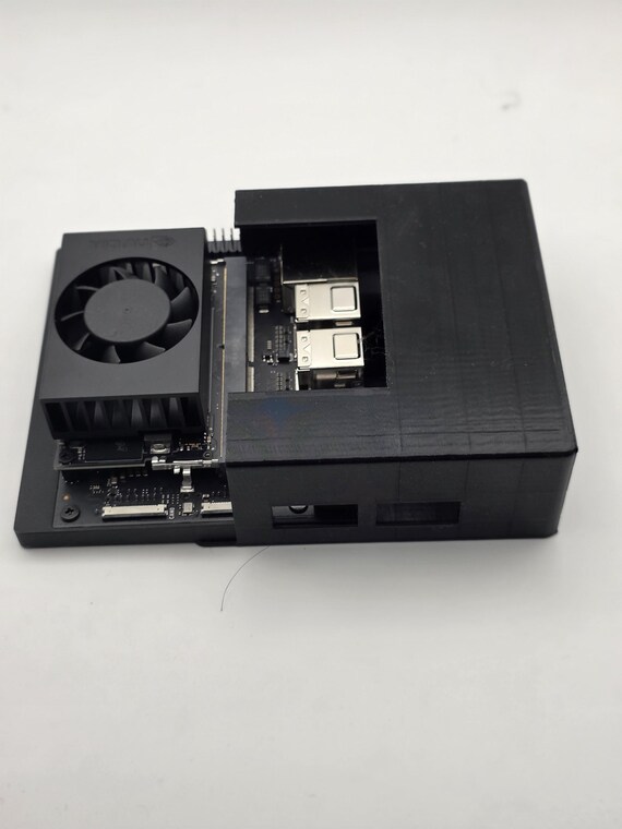 Jetson Orin Nano Case No Screws | Snap-fit Enclosure | Full Port