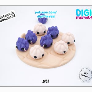 Dim Sum Tic Tac Toe, Bambusdampfer Aufbewahrungsbox STL, 3mf-Dateien | Print-in-Ort Spielbrett + Schlüsselanhänger | Datei für 3D Druck | Persönliche Nutzung