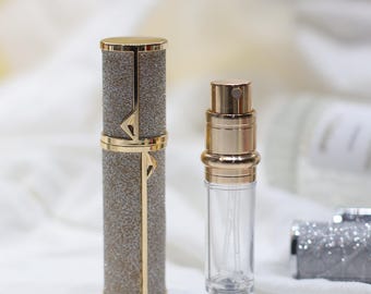 Atomizador de perfume recargable, 5 ml, spray de viaje, regalo del Día de la Madre para mamá.