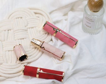 Frasco de perfume recargable, atomizador de viaje, regalo para el Día de la Madre, elegante frasco pulverizador.