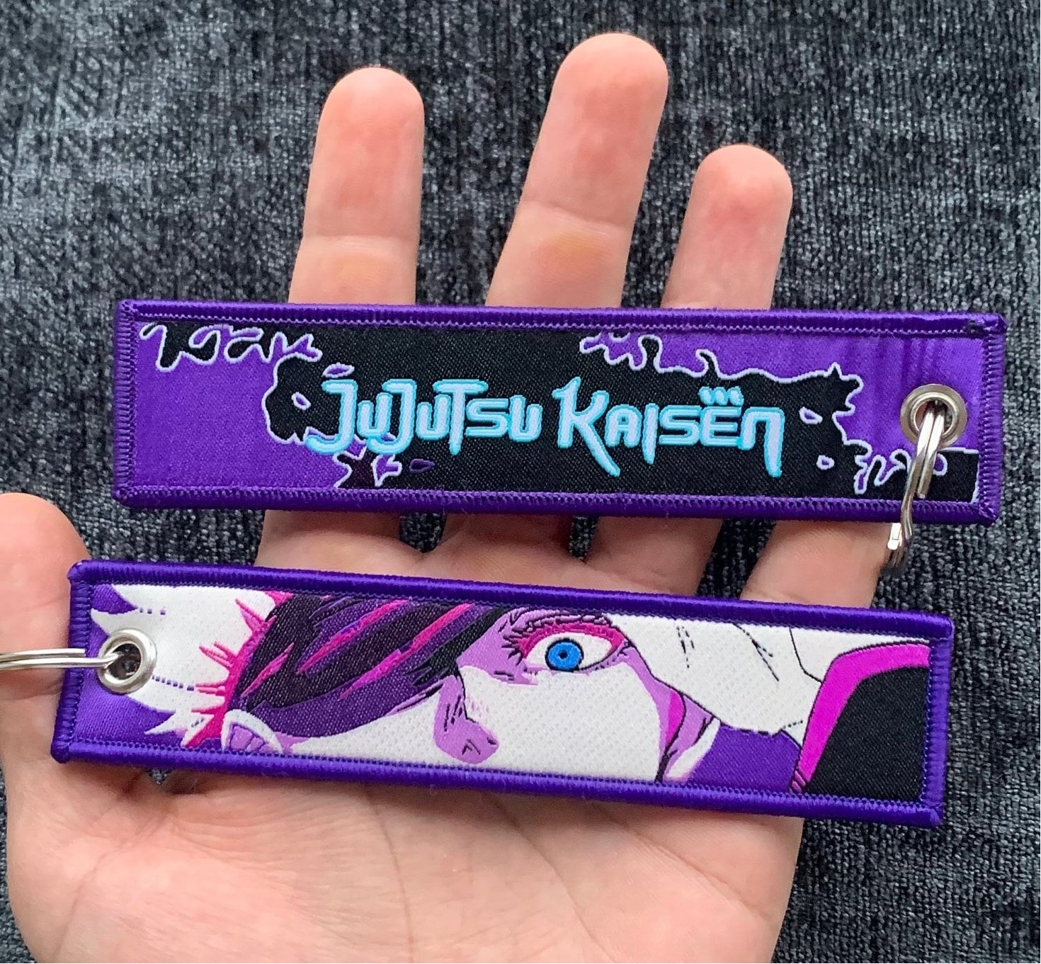  Jujutsu Kaisen Lanyard Yuji Itadori Manga Anime Keychain ID  Badge Holder Lanyard w/Rubber Pendant : Office Products