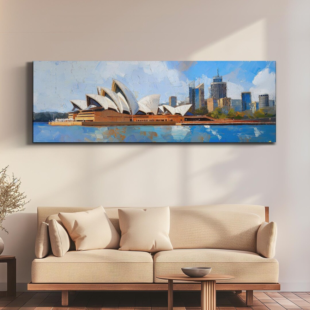 Sydney Sydney Opera House Australia Wall Art, Panoramic Canvas