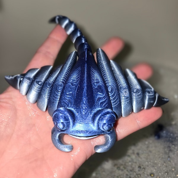 Manta Ray Family BATH TOY, Collectible Set of 5