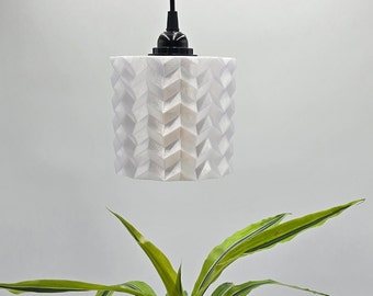 5" LED Chevron Pendant Light