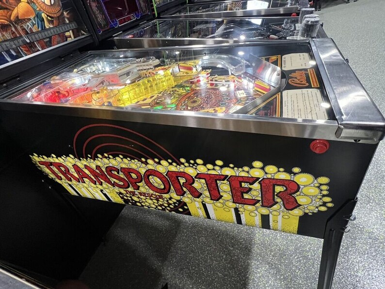 Vintage Transporter Pinball Machine With LED Upgrades 1989 Etsy Canada