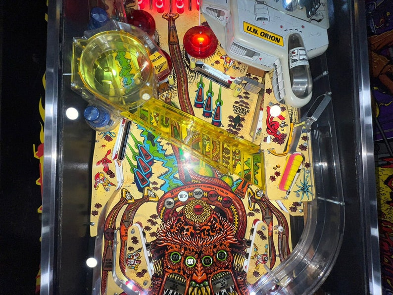 1989 Vintage Transporter Pinball Machine With LED Upgrades Etsy