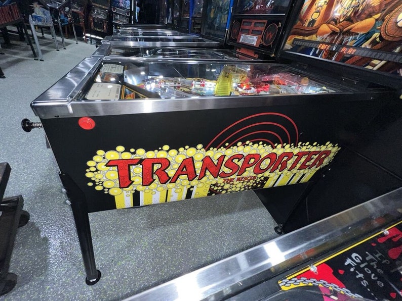 Vintage Transporter Pinball Machine With LED Upgrades 1989 Etsy Canada