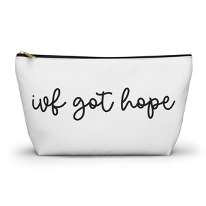 ivf Got Hope Pouch | IVF Pouch | Stims Bag | Shots Bag | IVf Meds Bag | IVF Shots Bag | Fertility Bag | iVF Gift | Infertility Gift |ivf Bag
