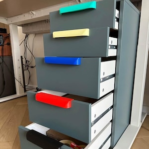 Handles for IKEA Alex 5 pcs Drawer unit Storage unit Color options IKEA inserts