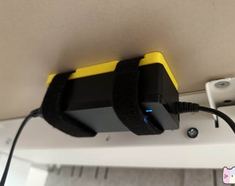 Mount for Power Bricks Power Adapter Holder | Charging Bracket  Cable Management, workspace organization, hide cable, charger laptop mini pc