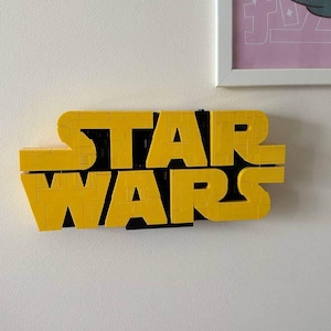 Wall Mount for Lego Brick-Built Star Wars Logo 75407 Wall mount or Ikea Skadis