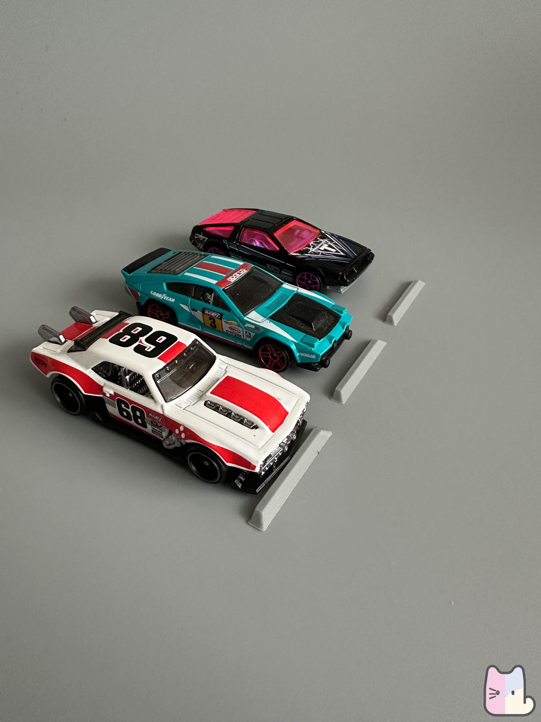 Concrete Parking Stop Blocks Curbs 1/64 Scale Diorama Miniature Hotwheels Matchbox