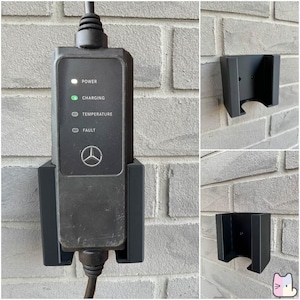 Wall Mount for Mercedes Benz Electric Charger Holder Wall Brackets EV Type 2