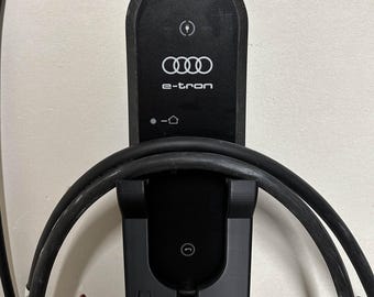 Wandmontagebeugel voor EV-oplader met kabelhouder: Audi E-tron, Skoda, Porsche, VW