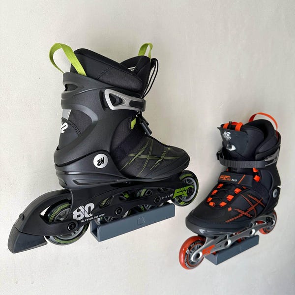 Wall mount for Inline roller skates Rollerblade K2 Powerslide Holder Hooks Rack Display Stand