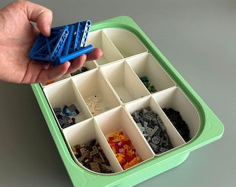 Insert for IKEA Trofast 42x30x10cm Lego Organizer Storage Box Divider Customizable Drawer Insert Toy