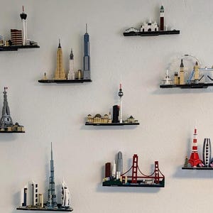 Wall Mounts for LEGO Architecture Skylines