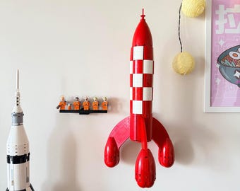 Wall Mount Display for LEGO Ideas 21367 Tintin Moon Rocket