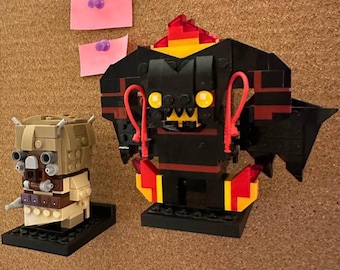 Soporte de pared para estante de exhibición Lego Brickheadz